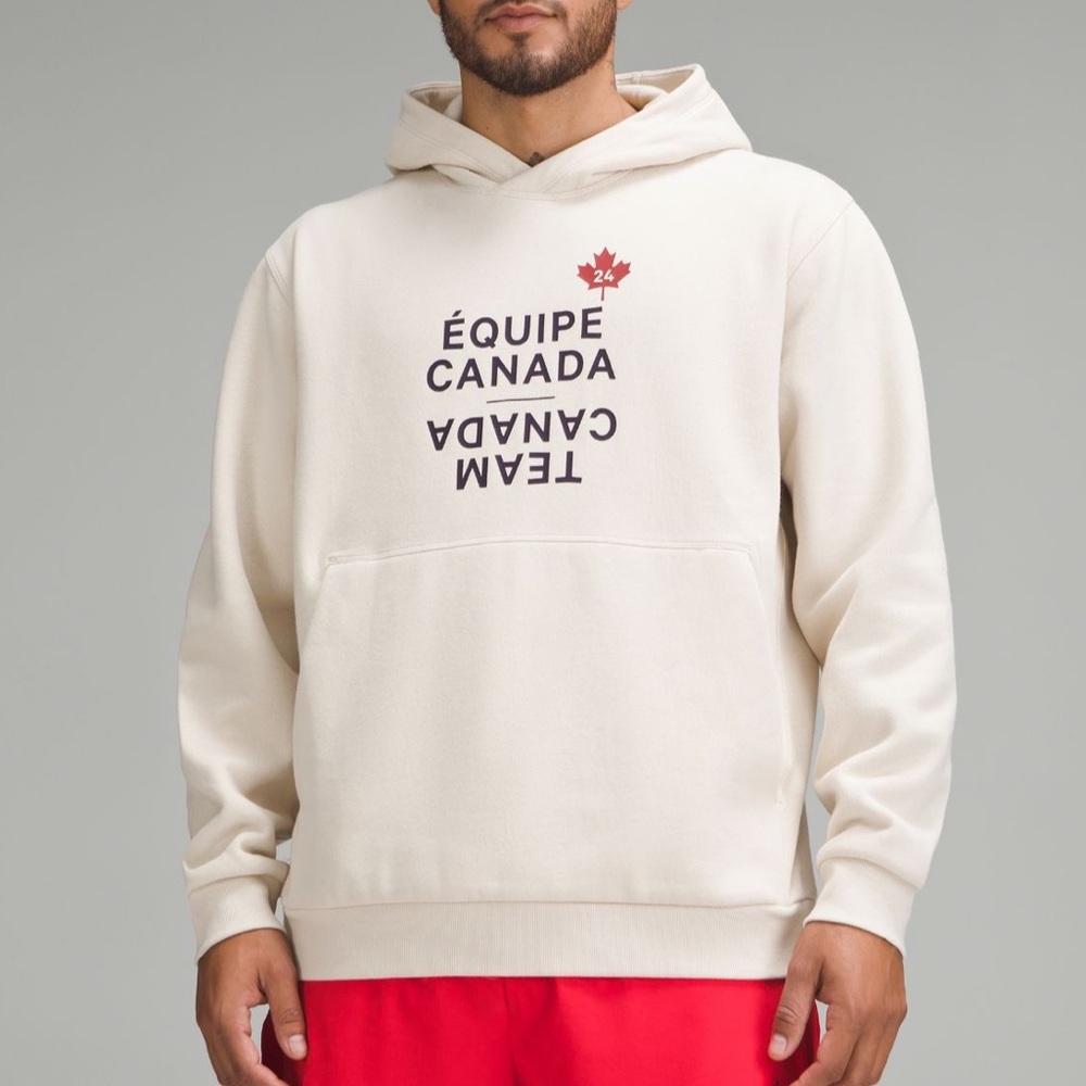 Lululemon Team Canada Steady State Hoodie NEW with tags Cream size L large